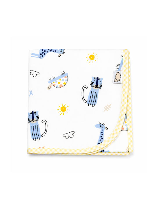 Figlio Bino Flannel Swaddle Blanket Yellow