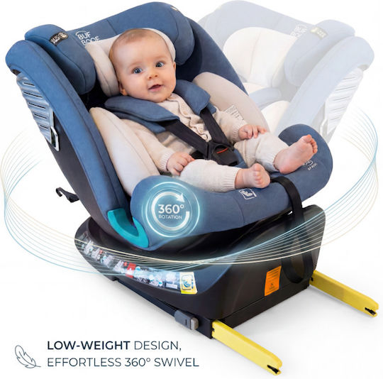 Buf Boof Saphir Deluxe Scaun Auto i-Size cu Isofix Albastru 0-36 kg