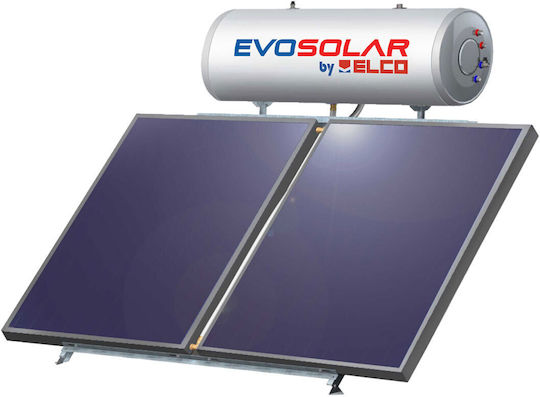 Elco Solar Water Heater 190lt Glass Double Energy 3sq.m Roof Tile Selective