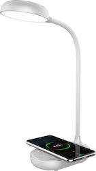 BigBen 15W Qi Drahtlose Ladestation Tischlampe Silber