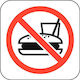 Sticker 12 X 12 Cm Preventa "no Food Drink"