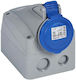Legrand Industriesteckdose Ip44 2p+e 16a 220/250v Grau Blau