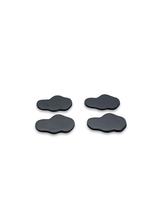Salt & Pepper Заоблено Сервизи За Чаши Стъклено Черно 10см 4 Бройки Salt & Pepper Заоблено Сервизи За Чаши Стъклено Черно 10см 4 Бройки