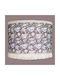 Oxygen Indie Cats Single-Light Kids Ceiling Hanging Light Made of Fabric with E27 Socket Gray 35x25cm