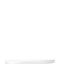 Cok Spain Oval Glass White Serving Platter 22x14cm