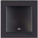 Nilson Recessed Wall Switch Medium Black