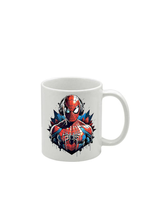 Λευκή Κούπα Spider-man