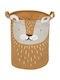 Atmosphera Children's Laundry Basket Fabric Lion 32x32x50cm