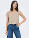 Women's Sleeveless Blouse Cream