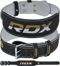 Centură Bodybuilding din Piele Aurie 4 Inch Exerciții Rdx S Auriu