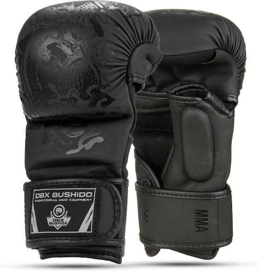 Mma Sparring Gloves M Black Dragon Valor Series Black