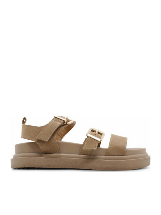 Seven Damen Flatforms Beigen