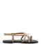 Women's Beige Flat Sandals