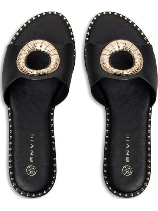 Envie Shoes Flache Sandalen Für Damen Schwarz