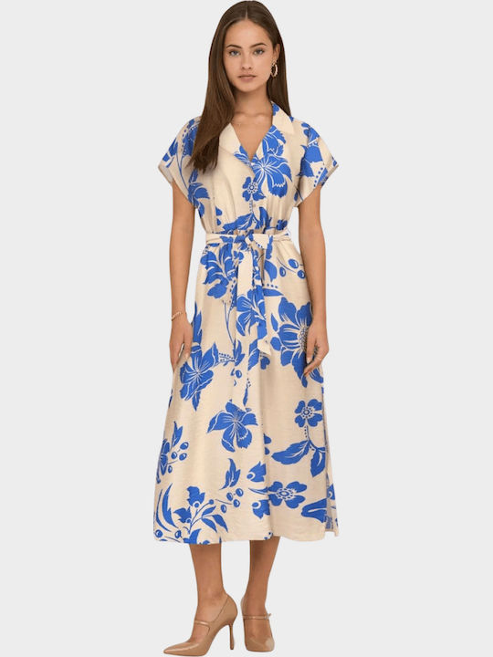 Jdy Sommer Midi Damenkleid für Hochzeit - Taufe...