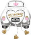 31” Μπαλόνι Αυτοκίνητο Γάμου "just Married"