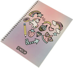 Polo Spiral Ruled B5 Notebook 90 Paper Sheets Polo Spiral Ruled B5 Notebook 90 Paper Sheets