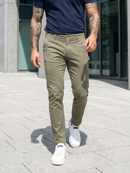 Panda Clothing Chino Elastic Trousers in Regula...