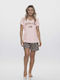 Galaxy Summer Women's Pyjama Set Pink