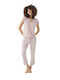 Set Pijamale Dama De Vară Pastel Bej