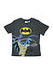 Kids Short-Sleeved Blouse Anthracite