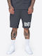Men's Anthracite White Bermuda