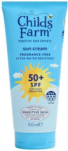 Childs Farm SPF50 Αδιάβροχο Βρεφικό Αντηλιακό Γαλάκτωμα για Πρόσωπο 100ml