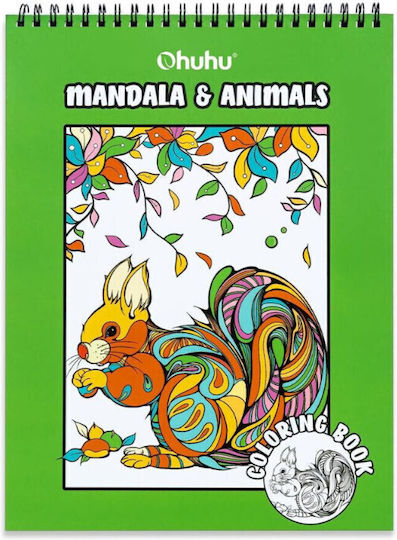Malbuch Ohuhu Mandala Tiere Y44-83000-63