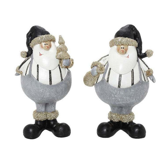 Dekorativer Weihnachtsmann Grau