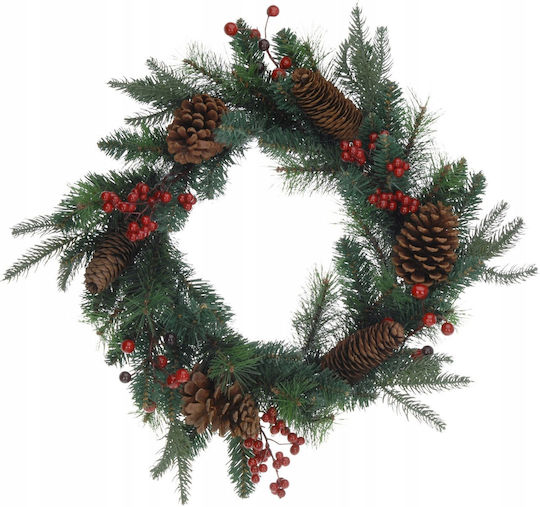 Home&Styling Collection Weihnachtskranz Dekoratives Kiefer Länge 45cm Grün