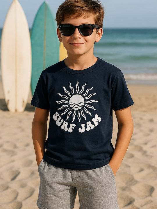 Kids Set with Shorts Summer 2 Pieces Navy Blue