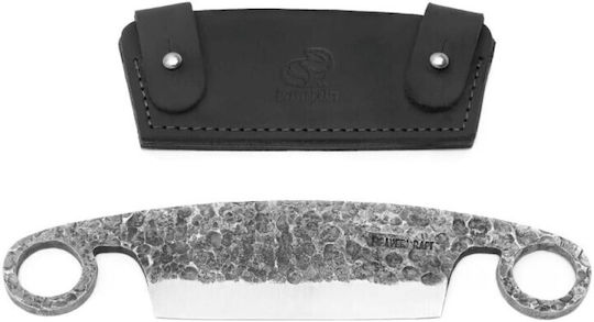 Ръчно Кован Малък Дърводелски Нож С Кожен Калъф Beavercraft Dk5s