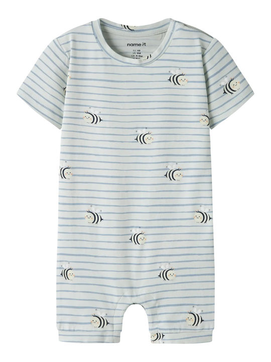 Name It Baby-Strampler Pale Aqua