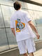 Short-Sleeved Printed Blouse Popeye Tony Couper