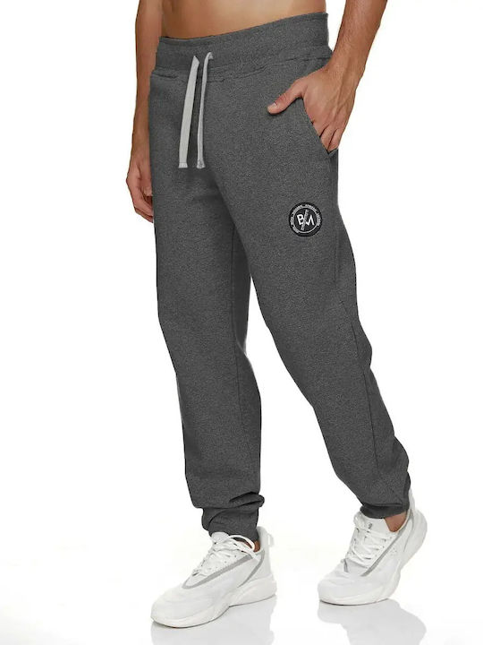 Bodymove Herren-Sweatpants mit Gummizug Anthrazit