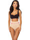 Cotton High Waist Women's Briefs Seamless Beige
