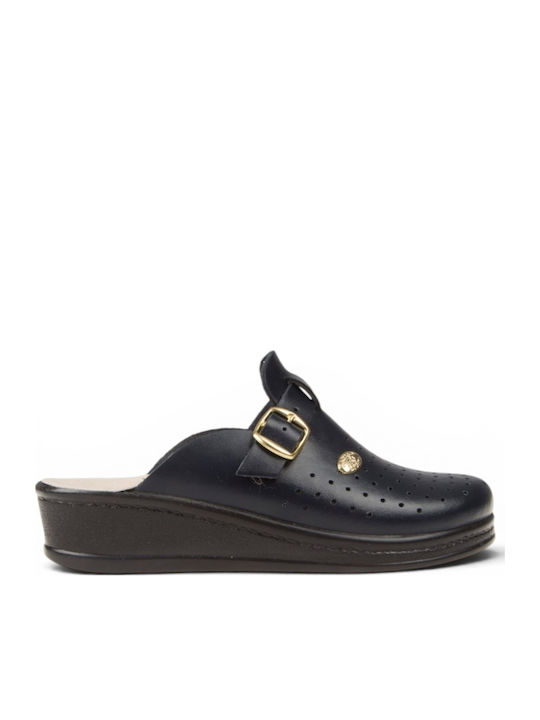 Winter Women's Blue Slippers