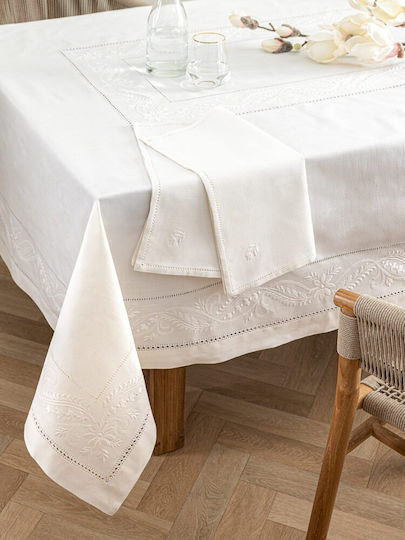 Palamaiki Față de Masă Bumbac Set 13 Bucăți Vintage Beauty Vl102 Vintage Beauty 180x270 cm