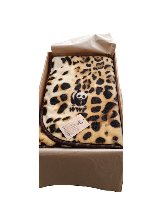 Manterol Casa Wwf 202 Adena Armchair Throw 130x160cm Leopard