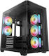 Deepcool CG590U 5F Gaming Midi Tower Κουτί Υπολογιστή με Πλαϊνό Παράθυρο και ARGB Φωτισμό Μαύρο