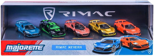 Set 5 Mașinuțe Metalice Rimac Nevera 7.5cm