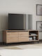 TV-Ständer Marron Schwarz M138xP40xH52cm