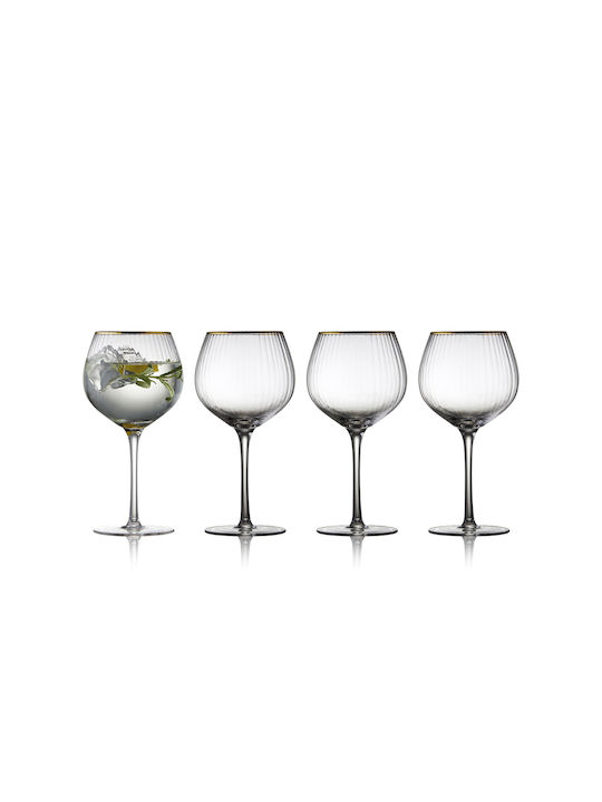 Lyngby Glass Set Cocktail/Drinking Glasses Made of Glass 650ml 4 Pieces