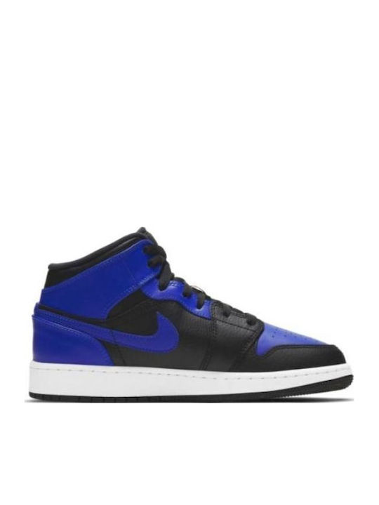 Jordan Air Jordan 1 Mid Παιδικά Sneakers High Μπλε