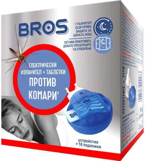 Bros Устройство за Таблетки за Комари 50гр 10 табл 20 броя