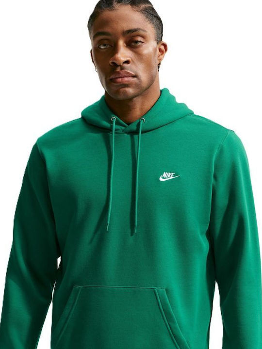 Nike Club Sweatshirt With Hood Green