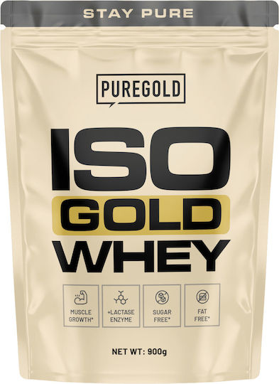 Pure Gold Protein Iso Whey Gold Πρωτεΐνη Ορού Γάλακτος με Γεύση Triple Chocolate 900gr