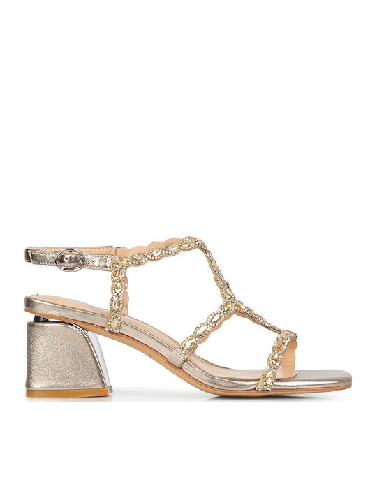 Alma en Pena Bronze Sandals