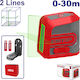 Emtop Self-Leveling Linear Laser Level Green Beam with 30m Working Range