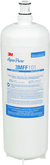 3M Water Filter Cartridge for Faucet / Under Sink / Bottle from Activated Carbon Full Flow 0.2 μm